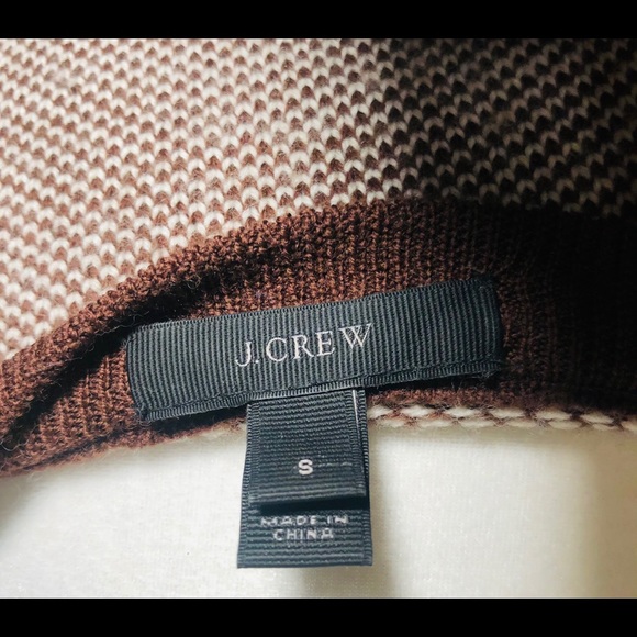 J Crew Inside Out Fair Isle Sweater Sz S - Picture 7 of 7